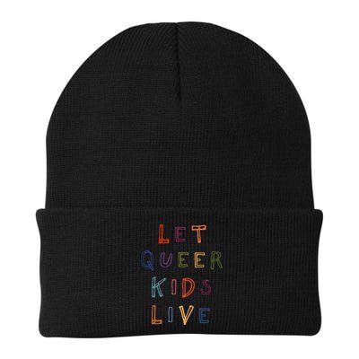 Let Queer K.I.D.S Live Protect Non Binary Knit Cap Winter Beanie