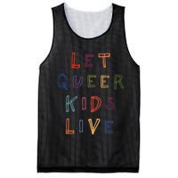Let Queer K.I.D.S Live Protect Non Binary Mesh Reversible Basketball Jersey Tank
