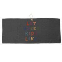 Let Queer K.I.D.S Live Protect Non Binary Large Microfiber Waffle Golf Towel
