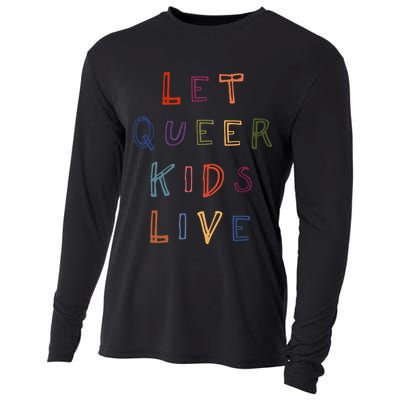 Let Queer K.I.D.S Live Protect Non Binary Cooling Performance Long Sleeve Crew