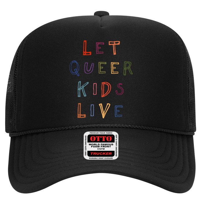 Let Queer K.I.D.S Live Protect Non Binary Trucker Hat