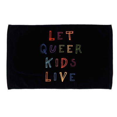 Let Queer K.I.D.S Live Protect Non Binary Microfiber Hand Towel