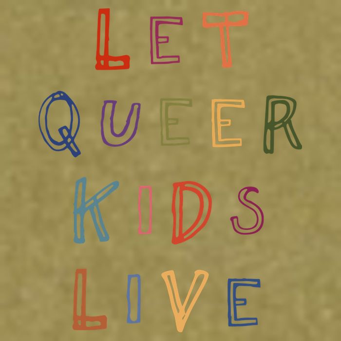 Let Queer K.I.D.S Live Protect Non Binary Garment-Dyed Women's Muscle Tee
