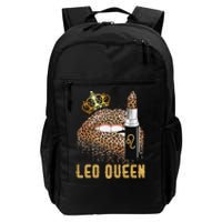 Leo Queen Leopard Lips Leo Daily Commute Backpack