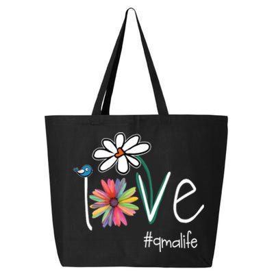 Love Qma Life Art Flower Color 25L Jumbo Tote