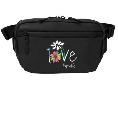 Love Qma Life Art Flower Color Crossbody Pack