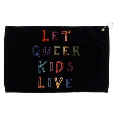 Let Queer Live Protect Queer Grommeted Golf Towel