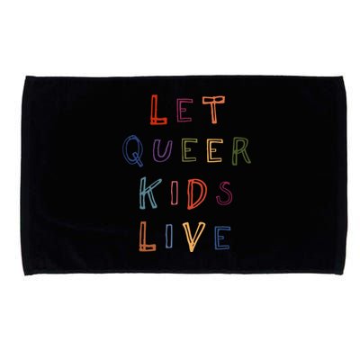 Let Queer Live Protect Queer Microfiber Hand Towel