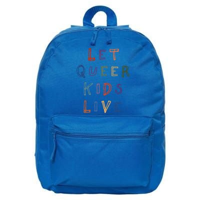 Let Queer Live Protect Queer 16 in Basic Backpack