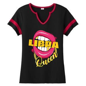 Libra Queen Libra Zodiac Gift Gift Ladies Halftime Notch Neck Tee