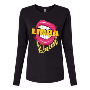 Libra Queen Libra Zodiac Gift Gift Womens Cotton Relaxed Long Sleeve T-Shirt