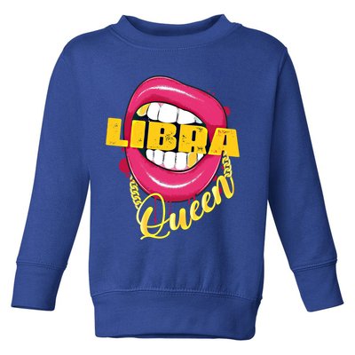 Libra Queen Libra Zodiac Gift Gift Toddler Sweatshirt