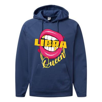 Libra Queen Libra Zodiac Gift Gift Performance Fleece Hoodie