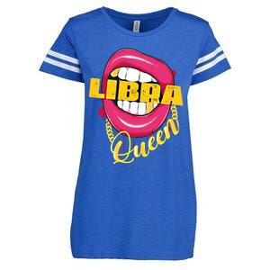 Libra Queen Libra Zodiac Gift Gift Enza Ladies Jersey Football T-Shirt