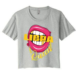 Libra Queen Libra Zodiac Gift Gift Women's Crop Top Tee