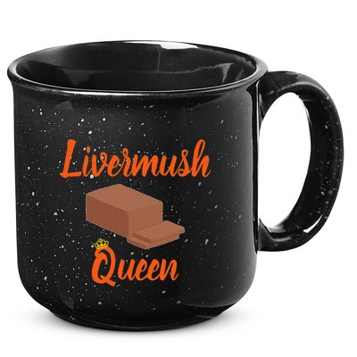 Livermush Queen North Carolina Food 15oz Campfire Ceramic Mug