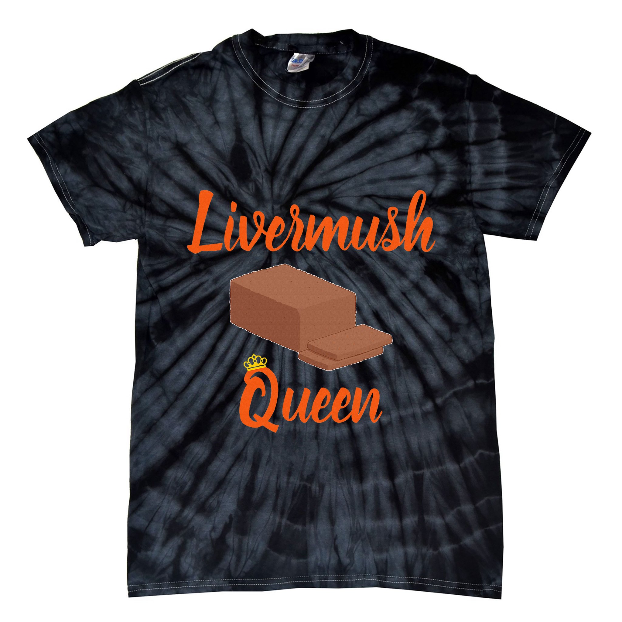 Livermush Queen North Carolina Food Tie-Dye T-Shirt