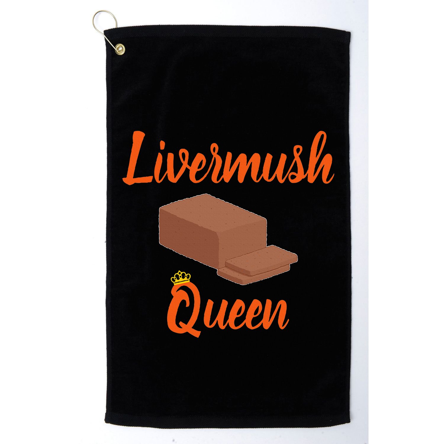 Livermush Queen North Carolina Food Golf Towel