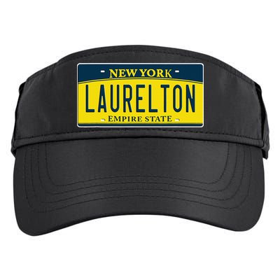 Laurelton Queens Ny New York Neighborhood License Plate Adult Drive Performance Visor