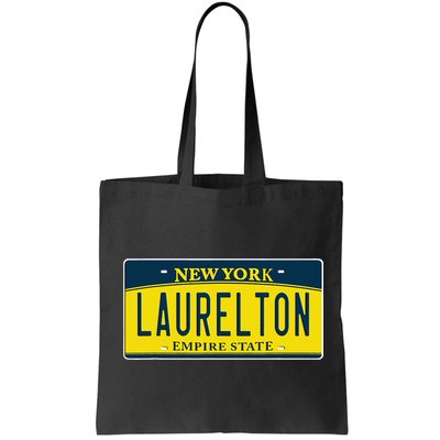 Laurelton Queens Ny New York Neighborhood License Plate Bag