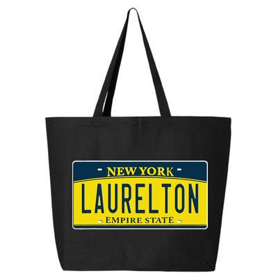 Laurelton Queens Ny New York Neighborhood License Plate 25L Jumbo Tote