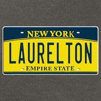 Laurelton Queens Ny New York Neighborhood License Plate Cotton Canvas Backpack
