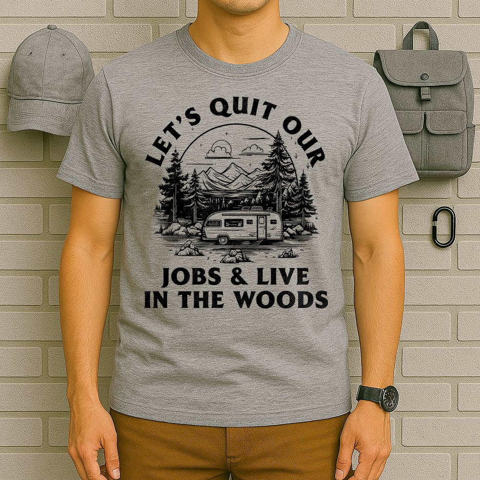 Lets Quit Our Jobs And Live In The Woods T-Shirt