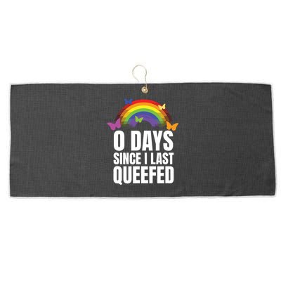 Love Queefing Queef Joke Funny Queefed Embarrassing Large Microfiber Waffle Golf Towel