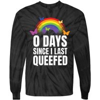 Love Queefing Queef Joke Funny Queefed Embarrassing Tie-Dye Long Sleeve Shirt