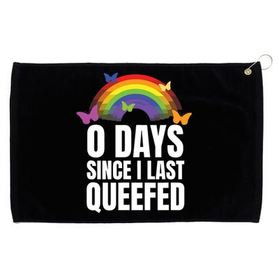 Love Queefing Queef Joke Funny Queefed Embarrassing Grommeted Golf Towel