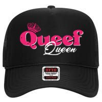 Love Queefing Queef Funny Queefed Embarrassing Adult Humor High Crown Mesh Back Trucker Hat