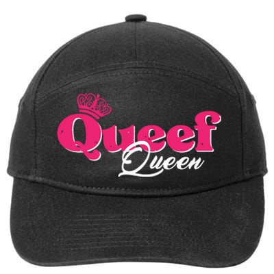 Love Queefing Queef Funny Queefed Embarrassing Adult Humor 7-Panel Snapback Hat