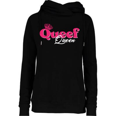 Love Queefing Queef Funny Queefed Embarrassing Adult Humor Womens Funnel Neck Pullover Hood