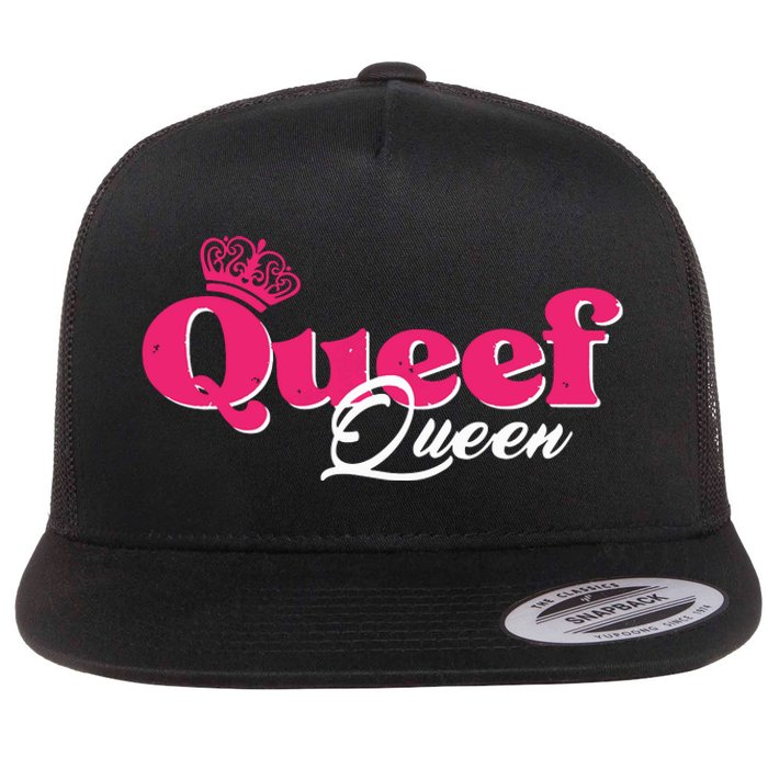 Love Queefing Queef Funny Queefed Embarrassing Adult Humor Flat Bill Trucker Hat