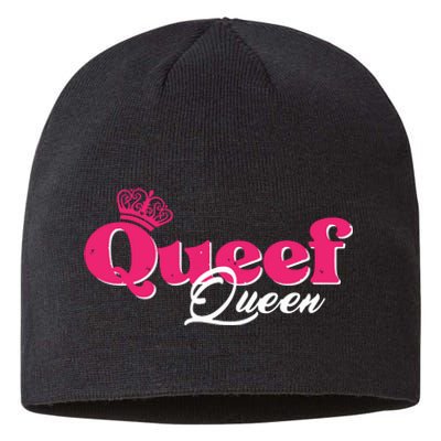 Love Queefing Queef Funny Queefed Embarrassing Adult Humor Sustainable Beanie