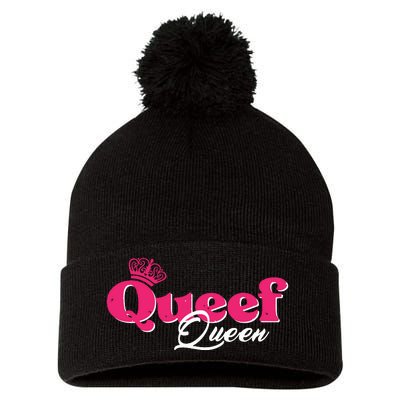 Love Queefing Queef Funny Queefed Embarrassing Adult Humor Pom Pom 12in Knit Beanie