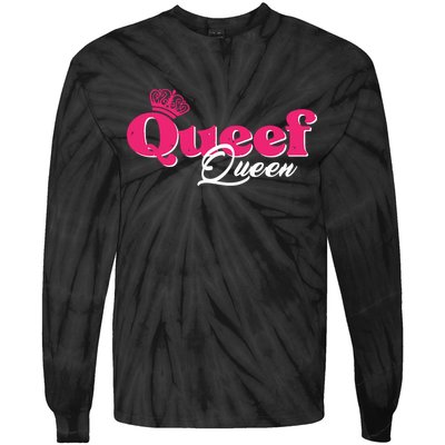 Love Queefing Queef Funny Queefed Embarrassing Adult Humor Tie-Dye Long Sleeve Shirt