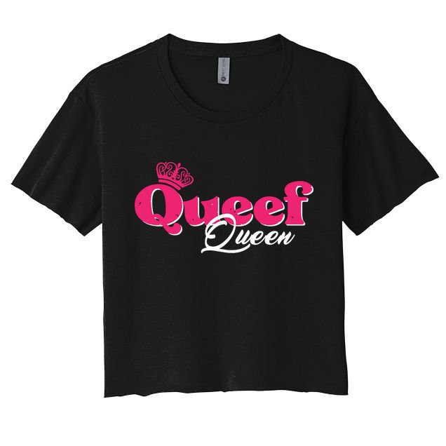 Love Queefing Queef Funny Queefed Embarrassing Adult Humor Women's Crop Top Tee