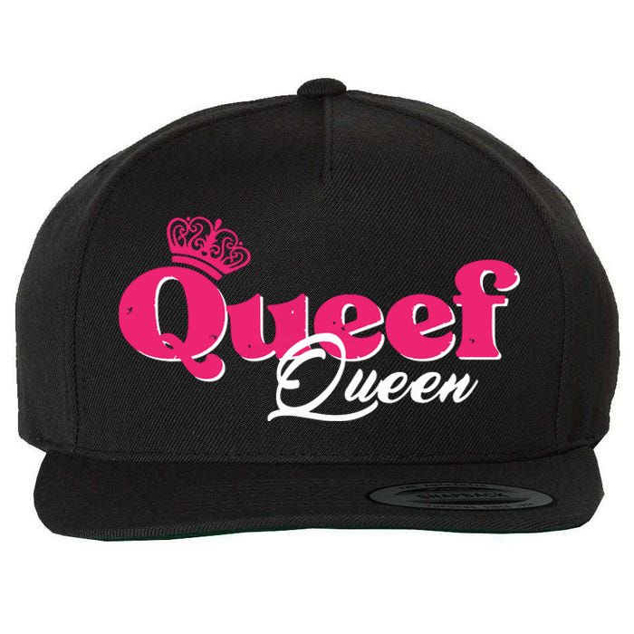 Love Queefing Queef Funny Queefed Embarrassing Adult Humor Wool Snapback Cap