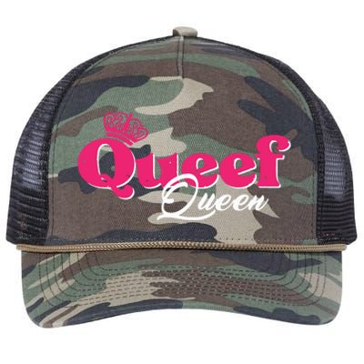 Love Queefing Queef Funny Queefed Embarrassing Adult Humor Retro Rope Trucker Hat Cap