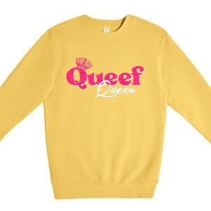 Love Queefing Queef Funny Queefed Embarrassing Adult Humor Premium Crewneck Sweatshirt