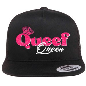 Love Queefing Queef Funny Queefed Embarrassing Adult Humor Flat Bill Trucker Hat