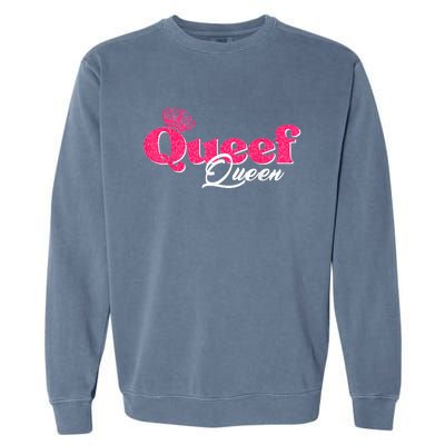 Love Queefing Queef Funny Queefed Embarrassing Adult Humor Garment-Dyed Sweatshirt