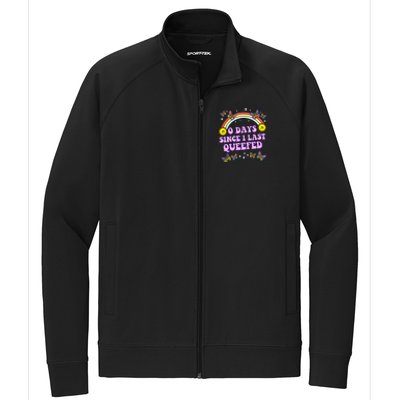 Love Queefing Queef Funny Queefed Embarrassing Stretch Full-Zip Cadet Jacket