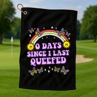 Love Queefing Queef Funny Queefed Embarrassing Golf Towel