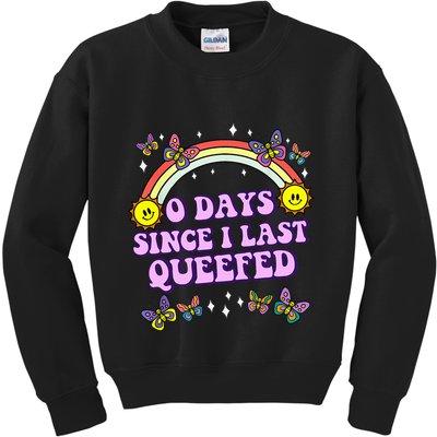 Love Queefing Queef Funny Queefed Embarrassing Kids Sweatshirt