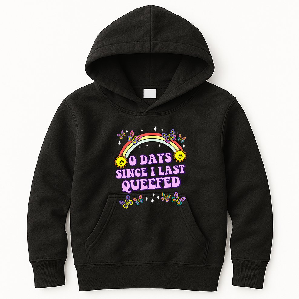 Love Queefing Queef Funny Queefed Embarrassing Kids Hoodie