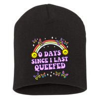 Love Queefing Queef Funny Queefed Embarrassing Short Acrylic Beanie