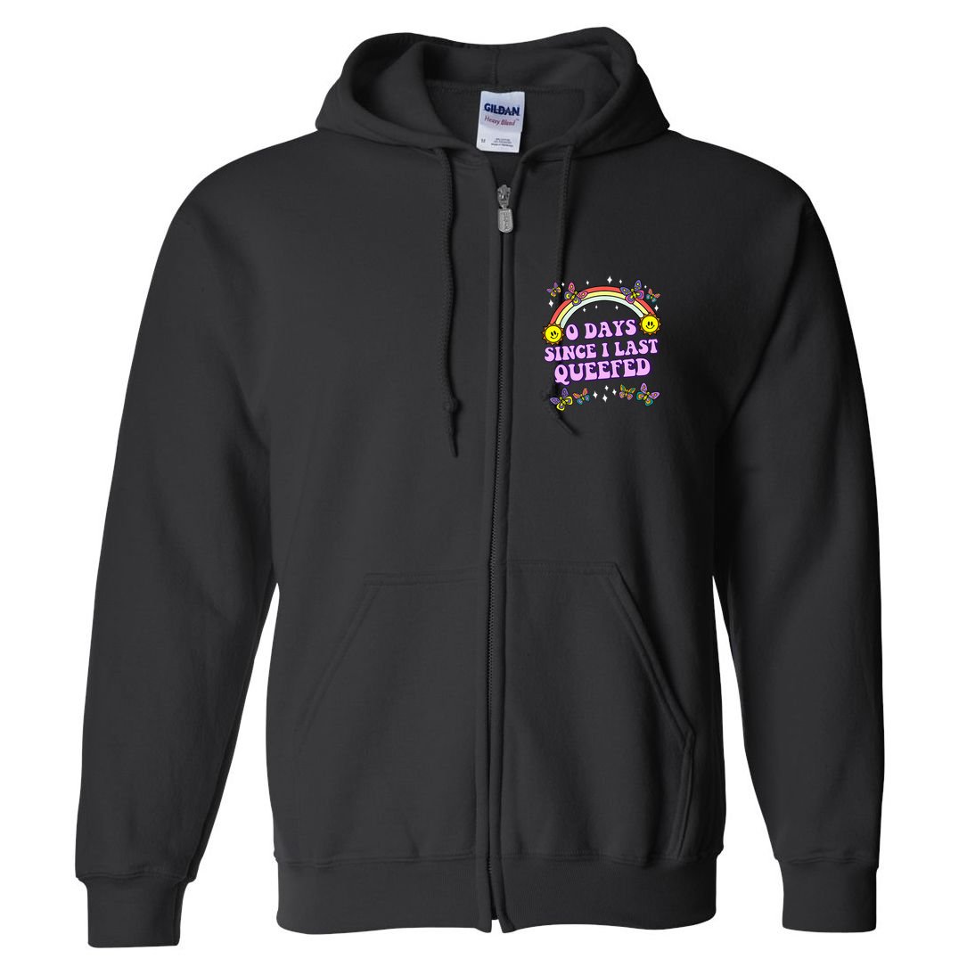 Love Queefing Queef Funny Queefed Embarrassing Full Zip Hoodie
