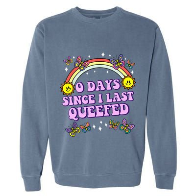 Love Queefing Queef Funny Queefed Embarrassing Garment-Dyed Sweatshirt